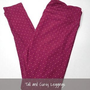 LuLaRoe TC Leggings Polka Dot NEW